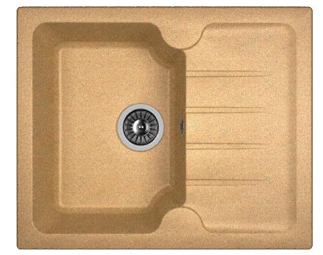 Мойка кухонная из литьевого мрамора Dr. Gans ЛОРА 620 25.020.A0620.406 62*51 см. терракота