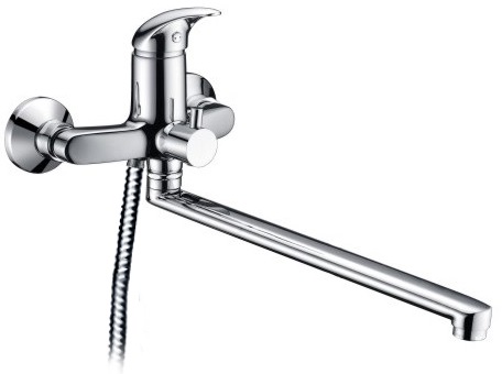 Смеситель WasserKRAFT ISEN 2602L универсальный  Смеситель WasserKRAFT ISEN 2602L универсальный