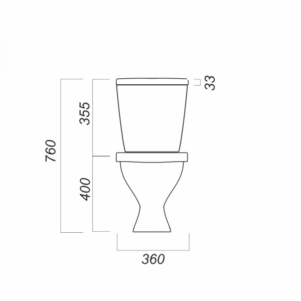 Унитаз-компакт Sanita ФОРМАТ FRTSACC01030713   Унитаз-компакт Sanita ФОРМАТ FRTSACC01030713