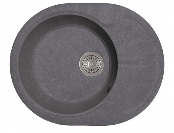 Мойка кухонная из литьевого мрамора Dr. Gans БЕРТА 620 25.040.B0620.411  62*49 см. графит
