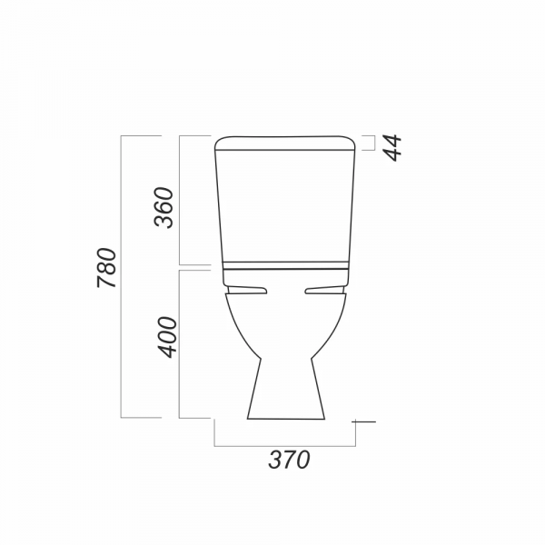 Унитаз-компакт Sanita СТАНДАРТ SDTSACC01030712   Унитаз-компакт Sanita СТАНДАРТ SDTSACC01030712