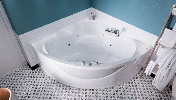 Ванна акриловая 1Marka LUXE 01лю1515 155x155 см.  Ванна акриловая 1Marka LUXE 01лю1515 155x155 см.