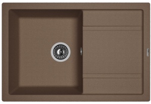 Мойка кухонная керамогранитная Florentina ЛИПСИ 760 20.160.D0760.303 76*51 см. мокко