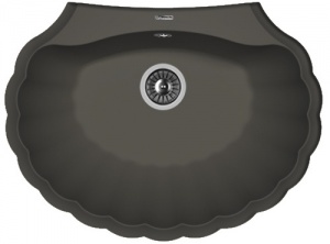 Мойка кухонная керамогранитная Florentina ГРЕБЕШОК 20.345.E0695.302 69,5*52,5 см. антрацит