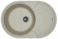 Мойка кухонная керамогранитная Florentina РОДОС 760 20.140.D0760.305 76*51 см. грей