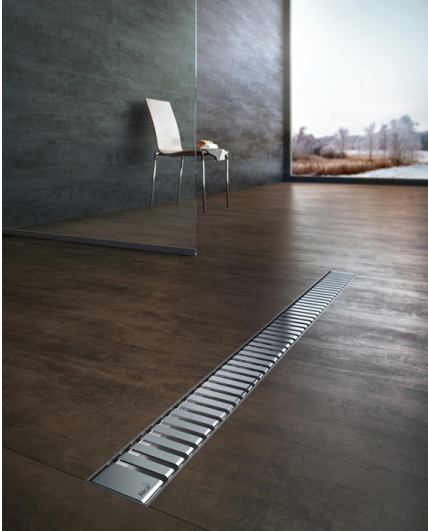 Решетка для душевого канала Alcaplast  LINE-1050L   Решетка для душевого канала Alcaplast  LINE-1050L