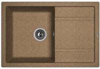 Мойка кухонная керамогранитная Florentina ЛИПСИ 760 20.160.D0760.105 76*51 см. коричневый