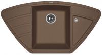 Мойка кухонная керамогранитная Florentina ЛИПСИ 980C 20.180.D0980.303 98*51 см. мокко