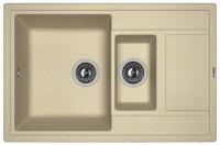 Мойка кухонная керамогранитная Florentina ЛИПСИ 780K 20.250.D0780.104 78*51 см. бежевый