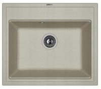 Мойка кухонная керамогранитная Florentina ЛИПСИ 600 20.120.D0600.305 60*51 см. грей