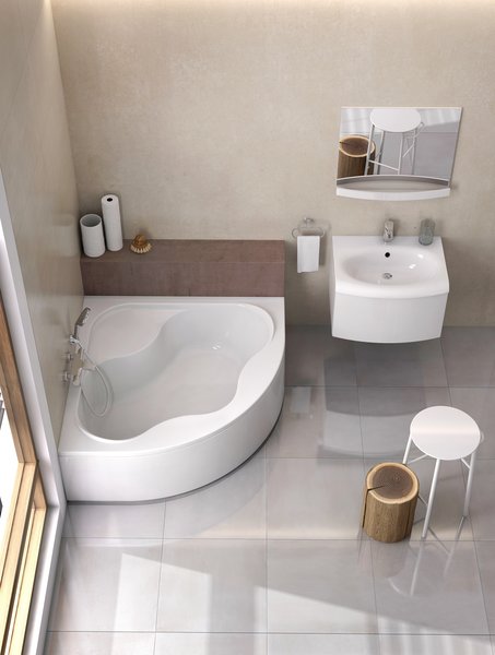 Ванна акриловая Ravak GENTIANA CG01000000  