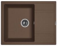 Мойка кухонная керамогранитная Florentina ЛИПСИ 650 20.125.C0600.303 65*51 см. мокко