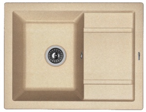 Мойка кухонная керамогранитная Florentina ЛИПСИ 660 20.155.C0660.107 66*51 см. песочный