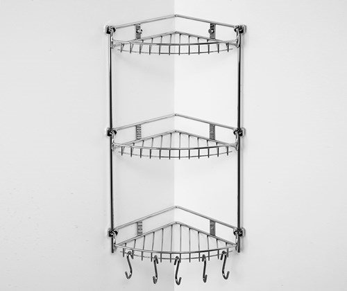 Полка угловая WasserKRAFT  K-1233   Полка угловая WasserKRAFT  K-1233