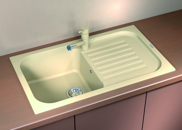 Мойка кухонная керамогранитная Florentina АРОНА 860 20.225.D0860.201 86*51 см. жасмин