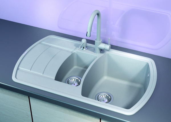 Мойка кухонная керамогранитная Florentina НИРЕ 760 20.205.D0860.302 86*51 см. антрацит