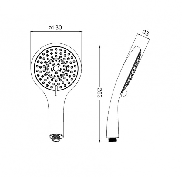 Лейка душевая IDDIS  A11251   Лейка душевая IDDIS  A11251
