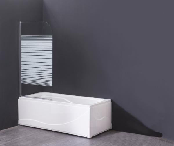 Шторка душевая для ванны Mirsant ECO  80 см.  Шторка душевая для ванны Mirsant ECO  80 см.