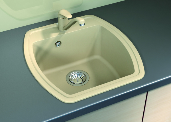 Мойка кухонная керамогранитная Florentina НИРЕ 480 20.190.B0480.306 48*51 см. капучино