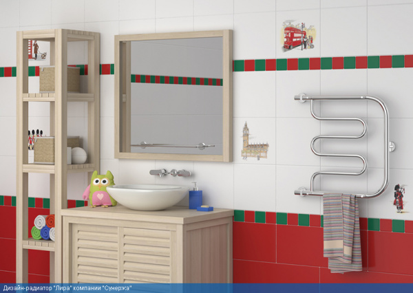 Полотенцесушитель водяной Сунержа ЛИРА 00-0012-5065 500х650 