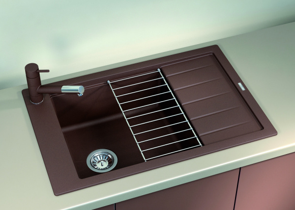 Мойка кухонная керамогранитная Florentina ЛИПСИ 780P 20.275.D0780.202 78*51 см. шампань